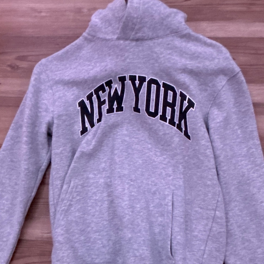 New York grey hoodie